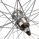 Колесо 24 перед, обід Gravity 2-ний СІРИЙ, втулка AL на промах, диск різьба