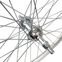 Колесо 24 зад. обід Gravity 2-ний СІРИЙ, втулка Метал на віночках