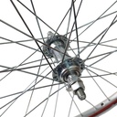 Колесо 24 перед, обід Gravity 2-ний СІРИЙ, втулка Мет. на віночках 