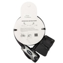 Велозамок на ключ 555 Ø12-1000mm з кріпленням на раму Флагман