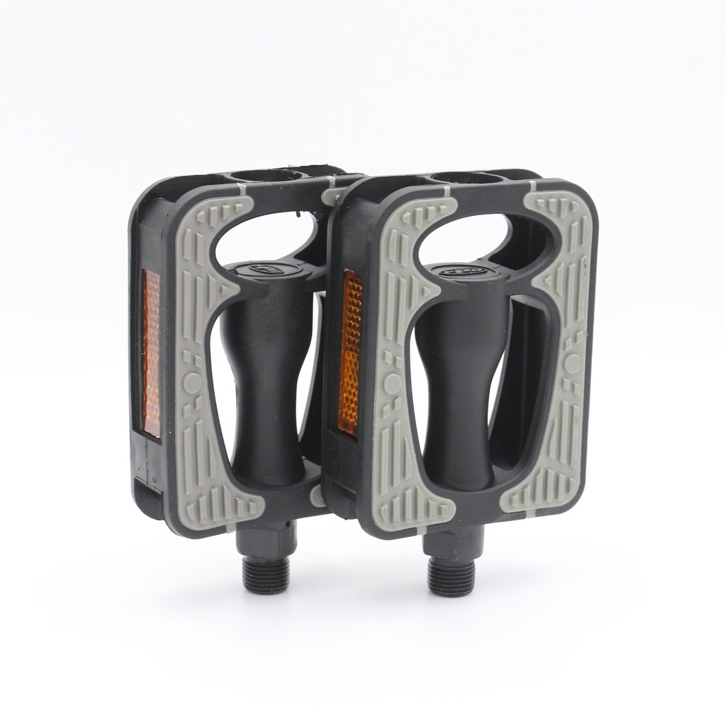 Педалі №340 пластик чорно-сіра