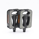 Педалі №340 пластик чорно-сіра