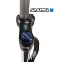 Вилка 29 аморт. безрізьб. SR SUNTOUR (XCТ-HLO) Ø28.6mm (1-1/8) disk AL. локаут шток L-255mm хід:100мм, чорна