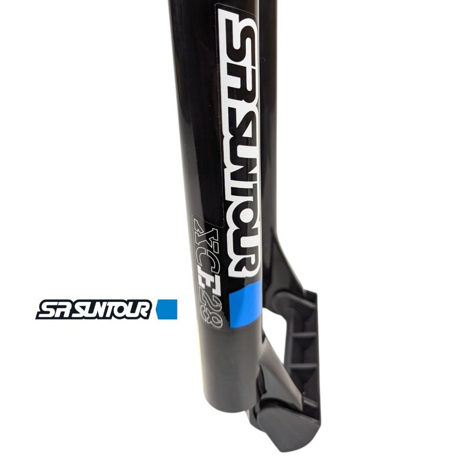 Вилка 26 аморт. безрізьб. SR SUNTOUR (XCE28) Ø28.6mm (1-1/8") disk. AL. шток L-255mm хід:100мм, чорна