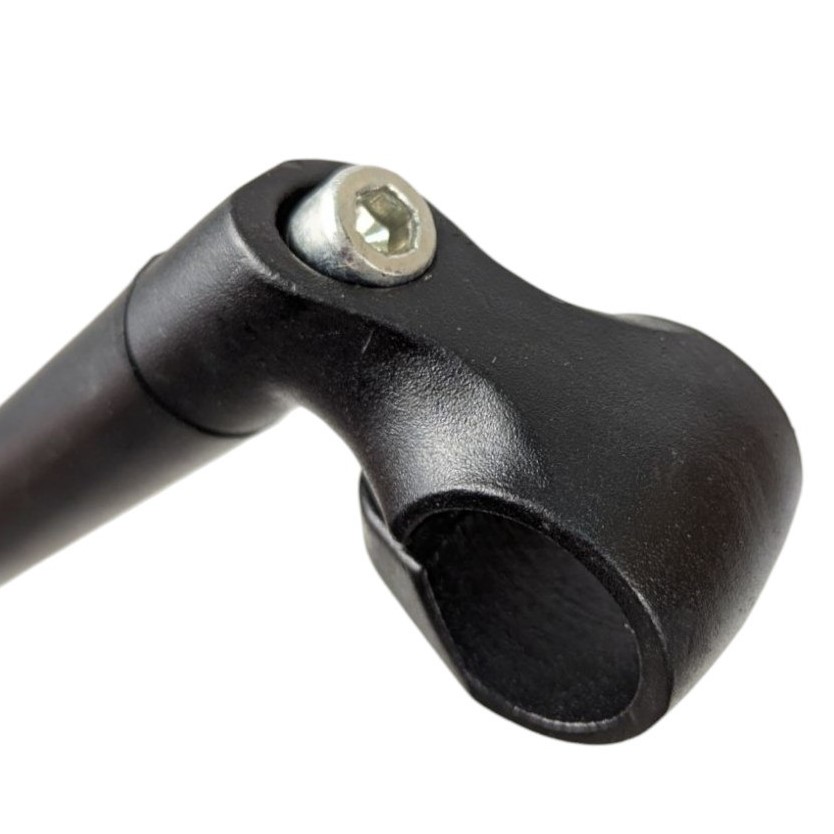 Винос руля мтв сталь-алюміній Ø22,2 L-200мм, Ø25,4 чорний матовий. 