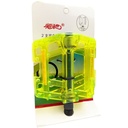 Педалі Hengchi FPD-287 , полікарбонат прозорий, салатові 