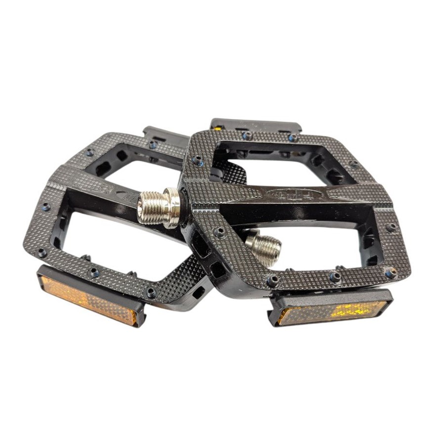 Педалі FPD-388 широкі чорні, алюміній проми, Тайвань 