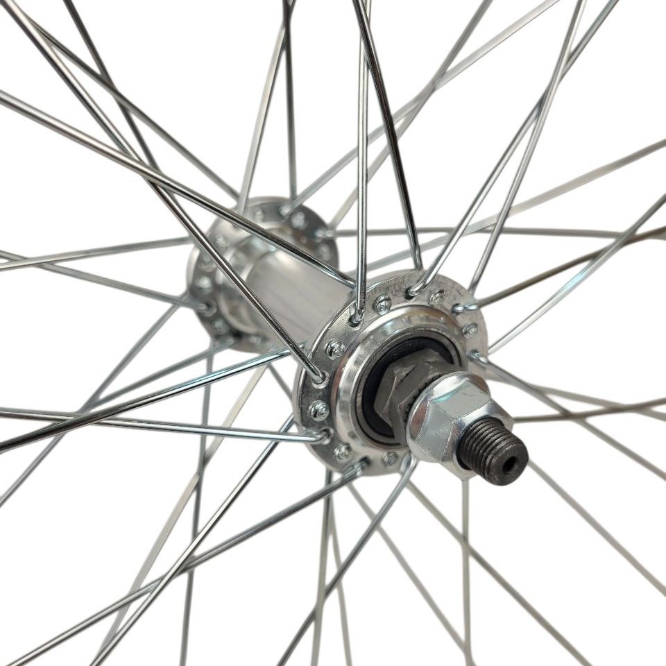 Колесо 28 перед, обід НІКЕЛЬ, спиця 2мм, втулка AL на промах