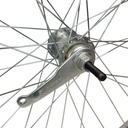 Колесо 28 заднє, обід НІКЕЛЬ, спиця 2мм, вт. Falcon + к-т 