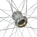 Колесо 28  заднє, обід  НІКЕЛЬ, спиця 2мм, стакан