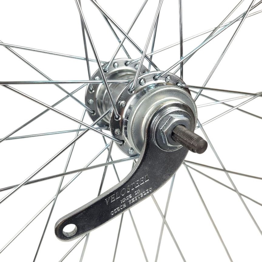 Колесо 28. зад, обід НІКЕЛЬ, спиця 2мм, втулка Чехія+к-т