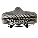 Сідло на пружинах №AFT-169 AVANTI LOOK (Ромб) широке, металева основа, чорно-біле