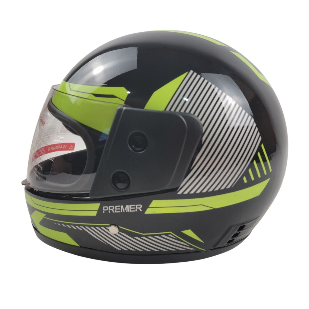 Мотошолом BLD-825, ХS(53-54), чорно-салатовий, глянцевий