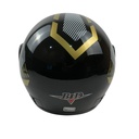 Мотошолом BLD-825, S(55-56), чорний із золотим, глянцевий