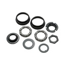 Чашки каретки дитячі, ВМХ в зборі МАЛІ, NECO (В888) на віночках 7 шаріків (Ø43,1мм) чорні