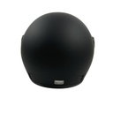 Мотошолом BLD-825, M(57-58), чорний матовий (без малюнка)