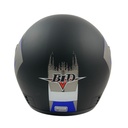 Мотошолом BLD-825, S(55-56), чорно-синій, матовий