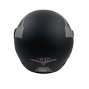 Мотошолом BLD-825, M(57-58), чорно-сірий, матовий