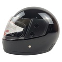 Мотошолом BLD-825, S(55-56), чорний глянцевий (без малюнка) 