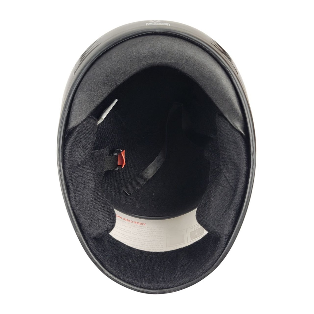 Мотошолом BLD-825, M(57-58), чорно-зелений, глянцевий