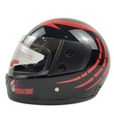 Мотошолом BLD-825, L(59-60), чорно-червоний, глянцевий