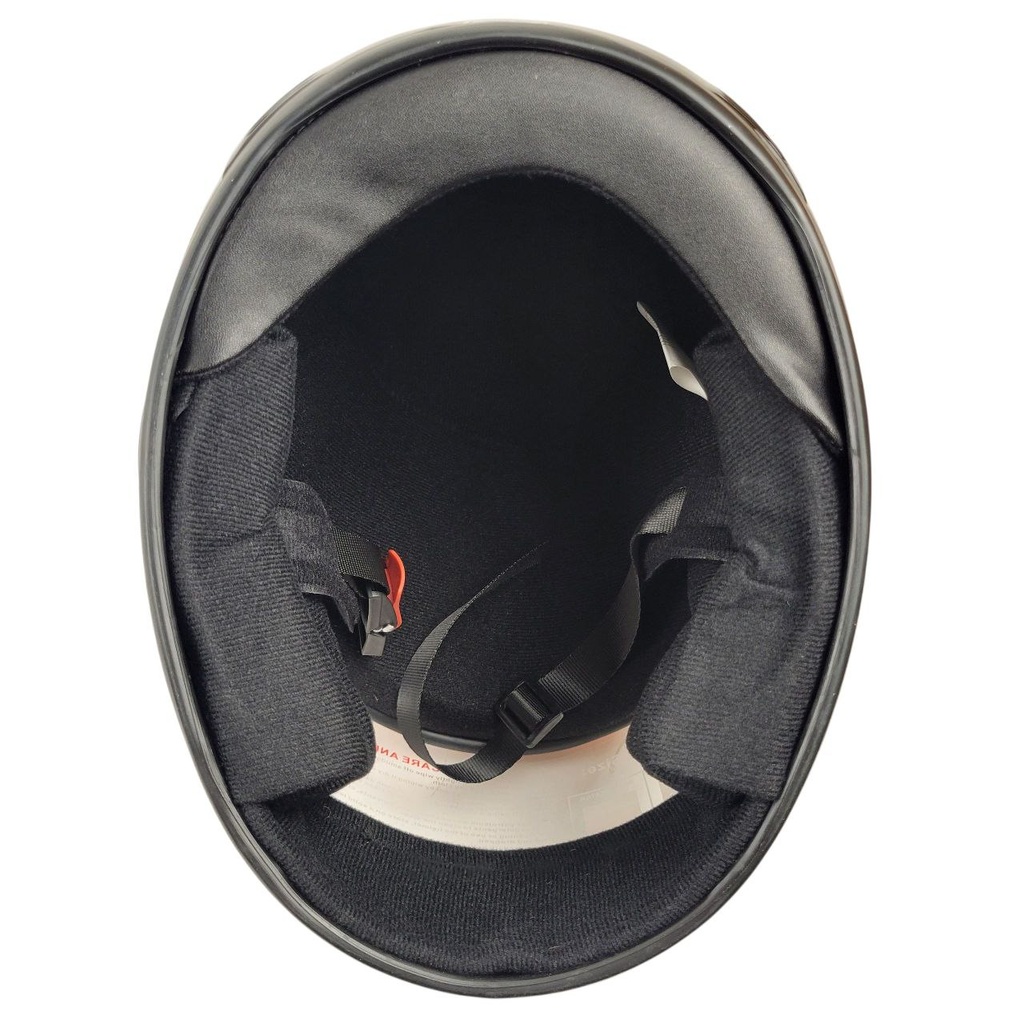 Мотошолом BLD-825, L(59-60), чорно-помаранчевий, глянцевий