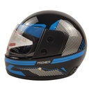 Мотошолом BLD-825, L(59-60), чорно-синій, глянцевий