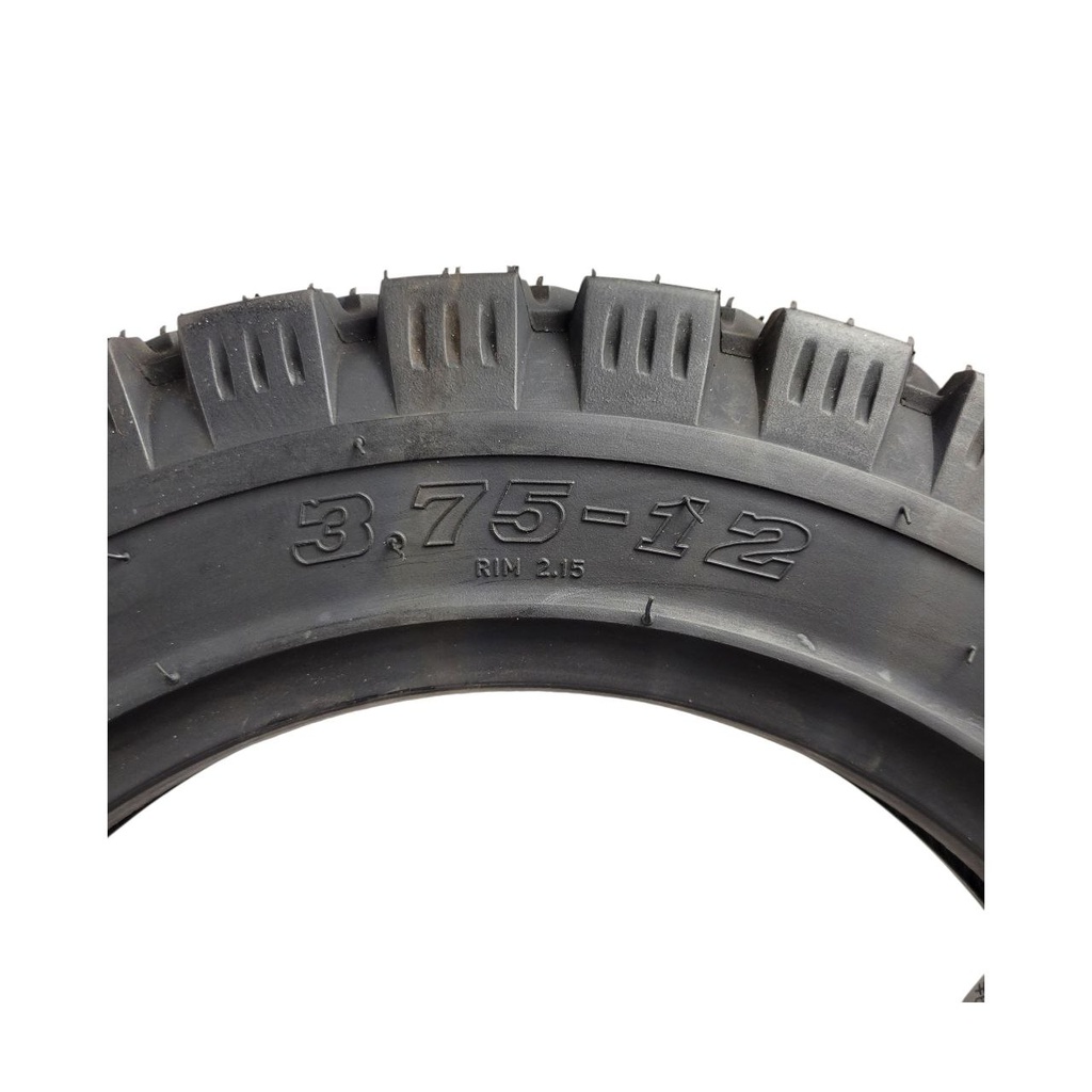 Покришка "12"  3.75-12  Lung Tai 618 для причіпа "Зубра", камерна TT 
