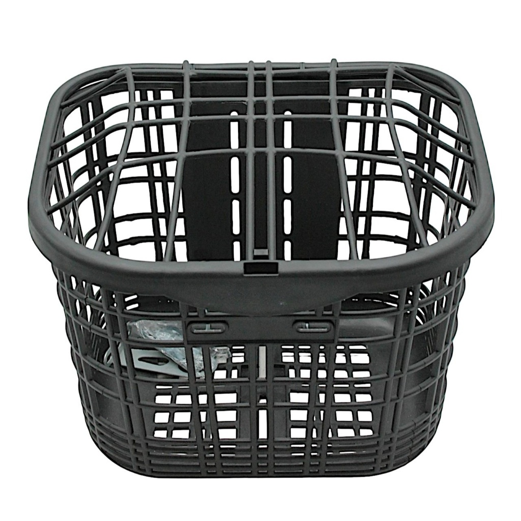 Кошик пластмасовий сітка, AFT-142 з кришкою, чорний 