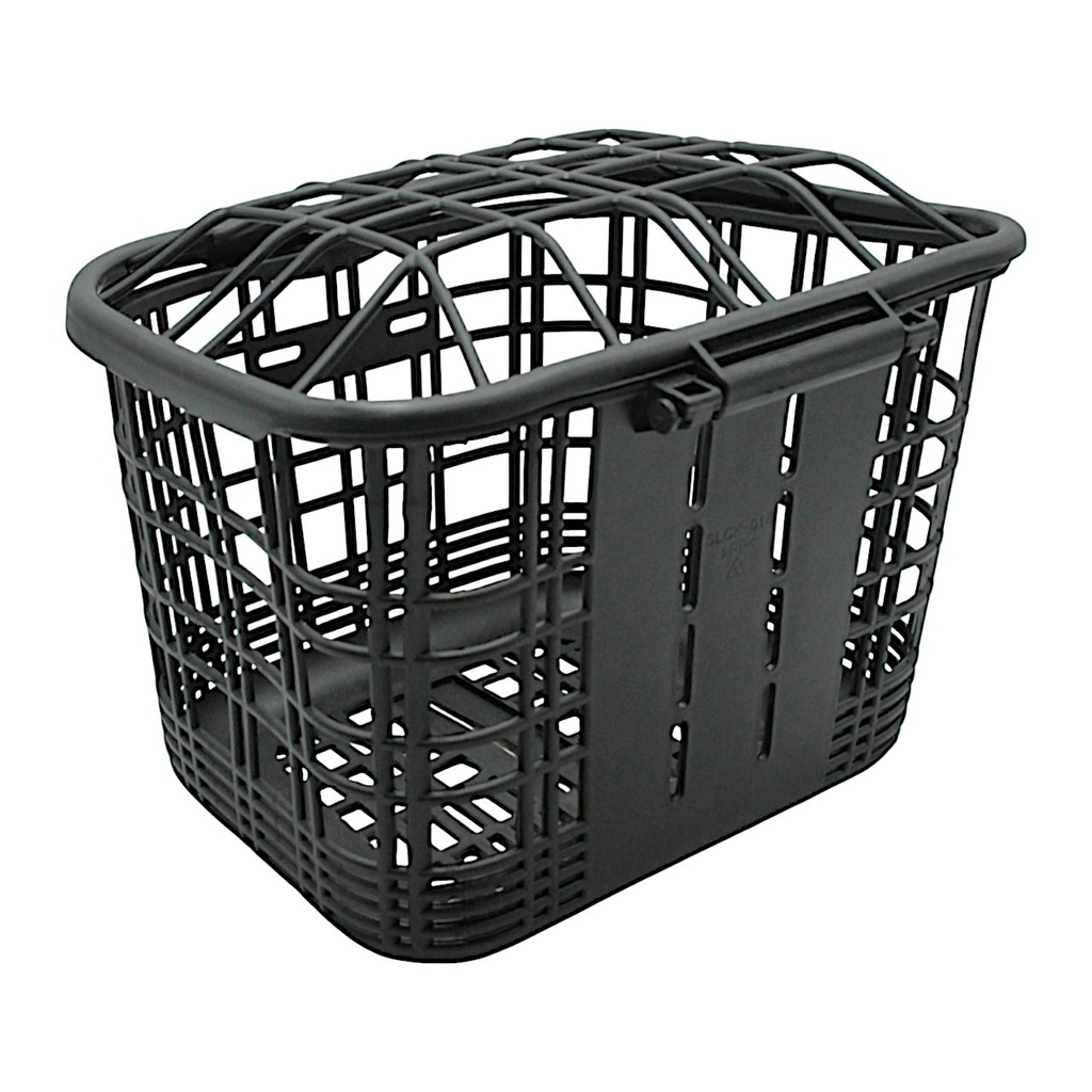 Кошик пластмасовий сітка, AFT-142 з кришкою, чорний 
