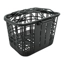 Кошик пластмасовий сітка, AFT-142 з кришкою, чорний 
