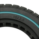 Покришка 10-2.0 CITYNEYE (внутрішні соти) для ел.самоката, безкамерна (Ø155 - 37мм) лита (187), з блакитною полосою