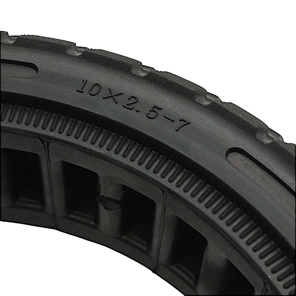 Покришка 10-2.5×7 CITYNEYE (внутрішні соти) для ел.самоката, безкамерна (Ø168 - 48мм) лита (196)