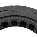  Покришка 8.5-2.5 CITYNEYE (внутрішні соти) для ел.самоката, безкамерна, лита (191), з кольоровими полосами