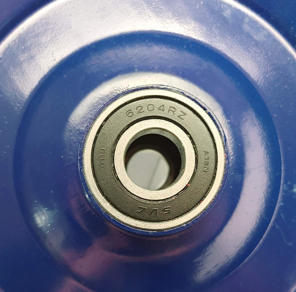 Колесо тачки синє  8"  3.50-8 під вісь Ø20, пінополіуретанове