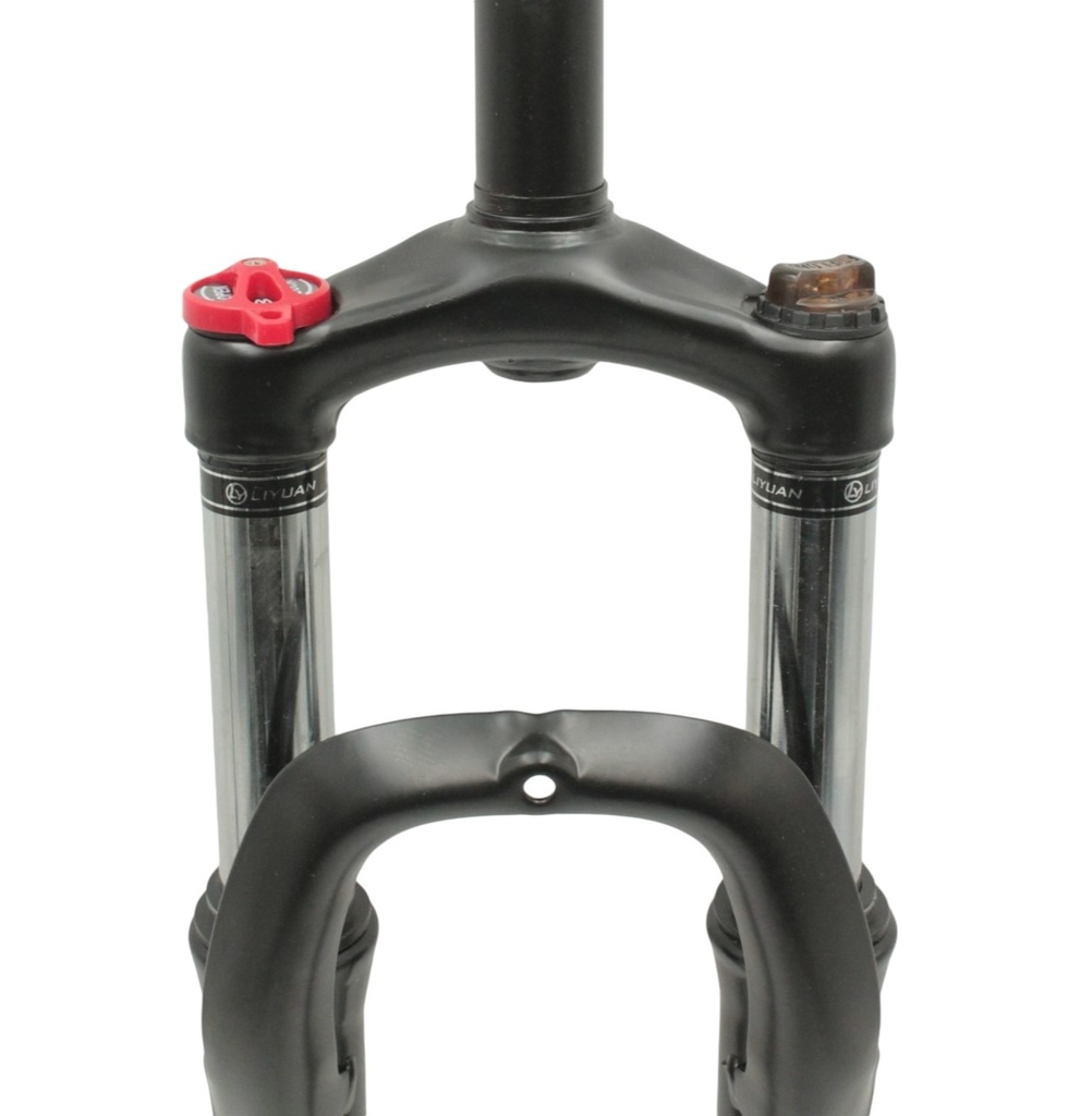 Вилка 29 аморт. безрізьб. AVANTI Ø28.6mm, локаут, disk. шток L-200mm. чорна