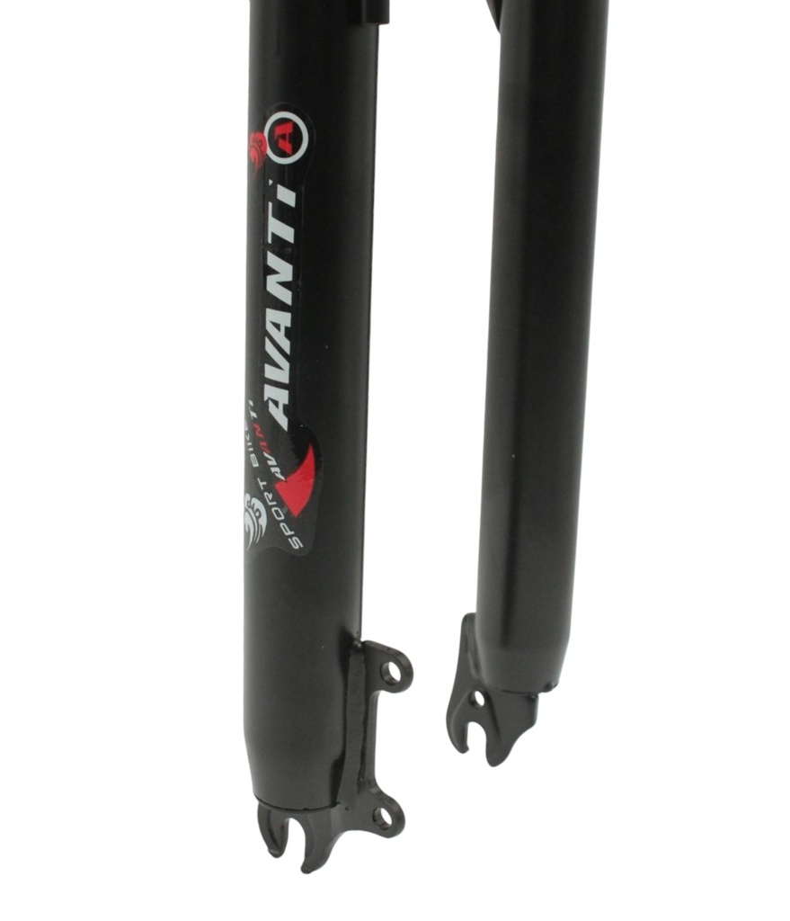 Вилка 27.5 аморт. безрізьб. AVANTI Ø28.6mm, локаут, disk. шток L-200mm. чорна