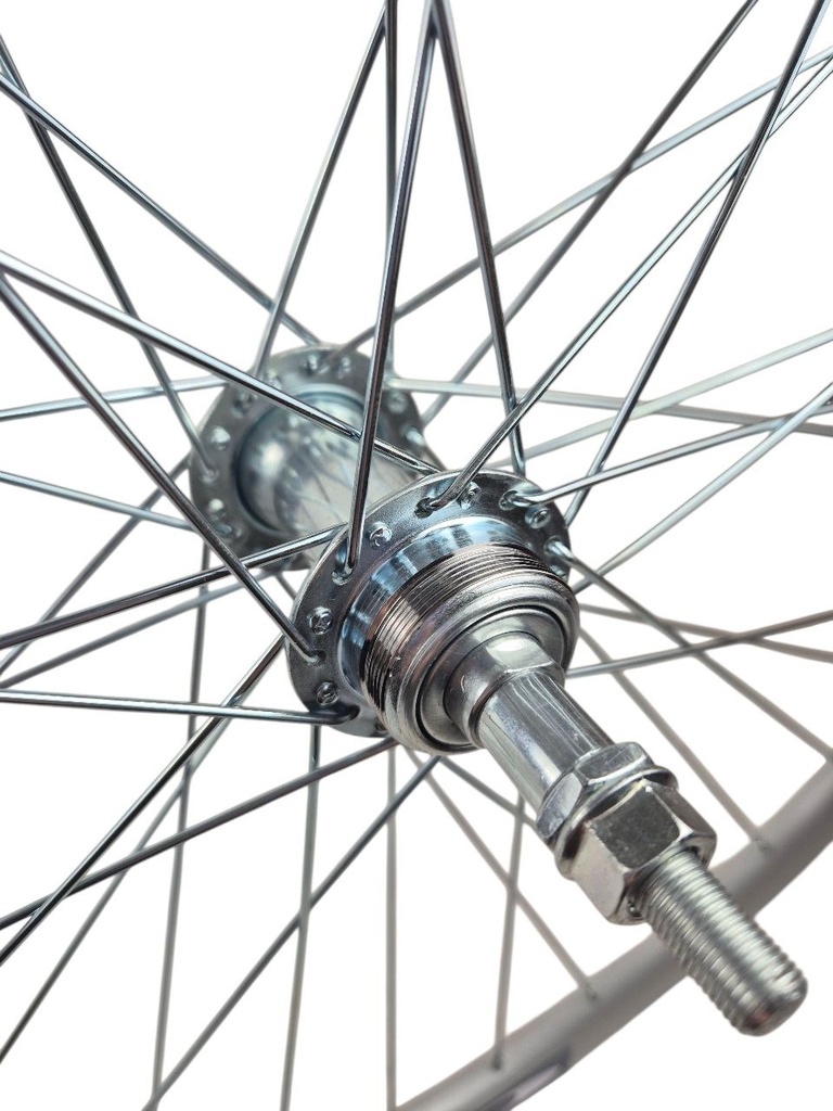 Колесо 27,5 зад, обід 2-ний СІРИЙ, втулка М на віночках