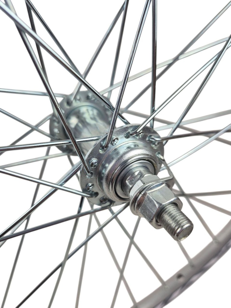 Колесо 27,5 перед, обід Gravity 2-ний СІРИЙ, втулка М на віночках 