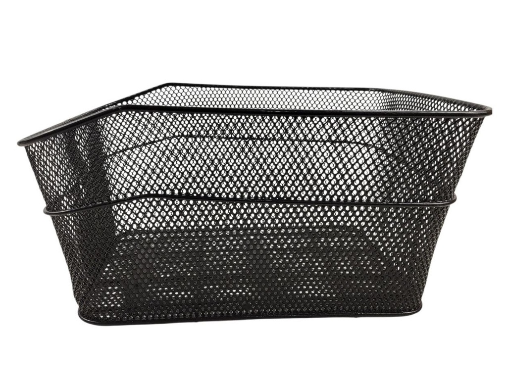 Кошик металевий СІТОЧКА на багажник чорний