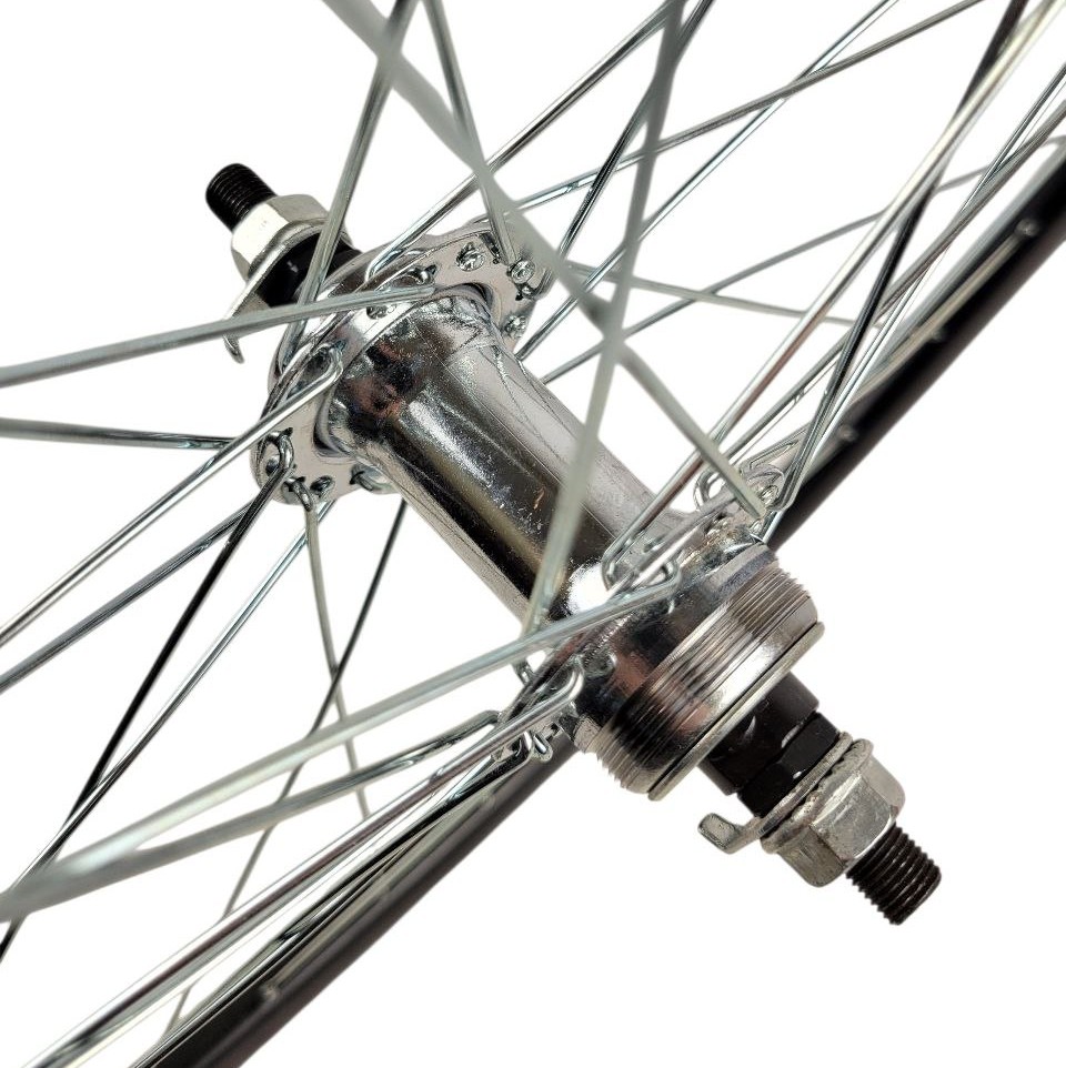 Колесо 26 перед, обід О GUANJIN 2-ний , втулка М на віночках, диск різьба