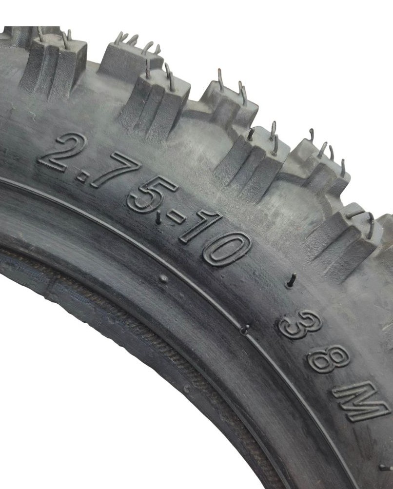 Мотошина "10"  2.75-10 PASSED HUI шипована, (TL) безкамерна