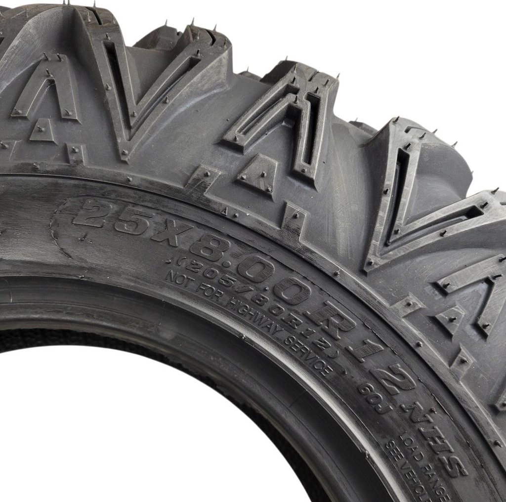 Шина для квадроцикла ATV 25х8 R12 (205/80-12) ARISUN BRUISER XAT, TL безкамерна