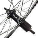 Колесо 26 зад, обід (б) Gravity 2-ний, втулка AL Quando під касету (8-9 шв.)