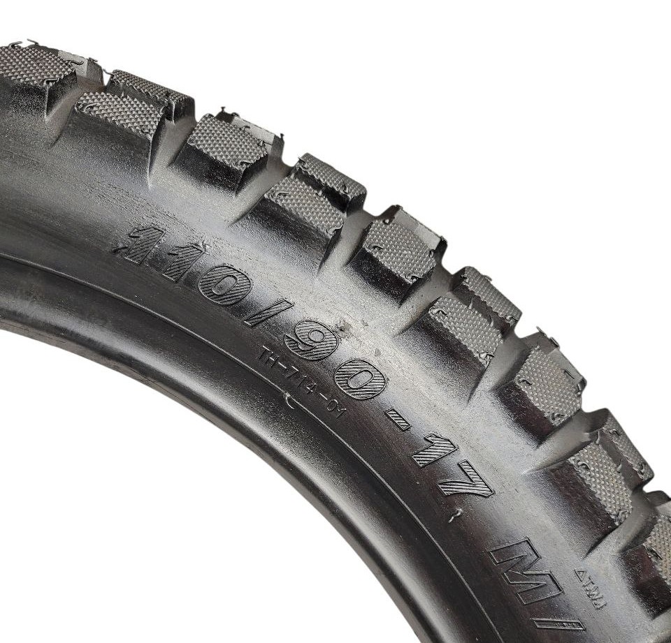 Мотошина "17"  110/90-17  TH-714  шипована, (TT) камерна