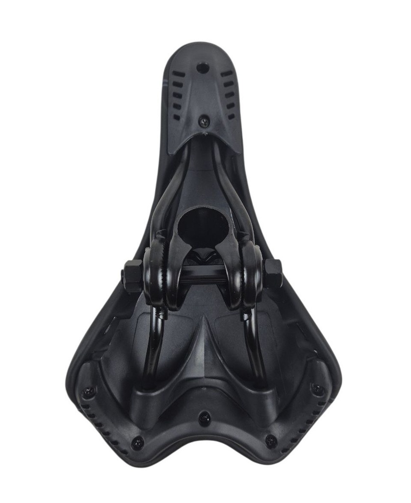 Сідло дитяче № 966 BAISIKE чорно-сіре (235X135) 