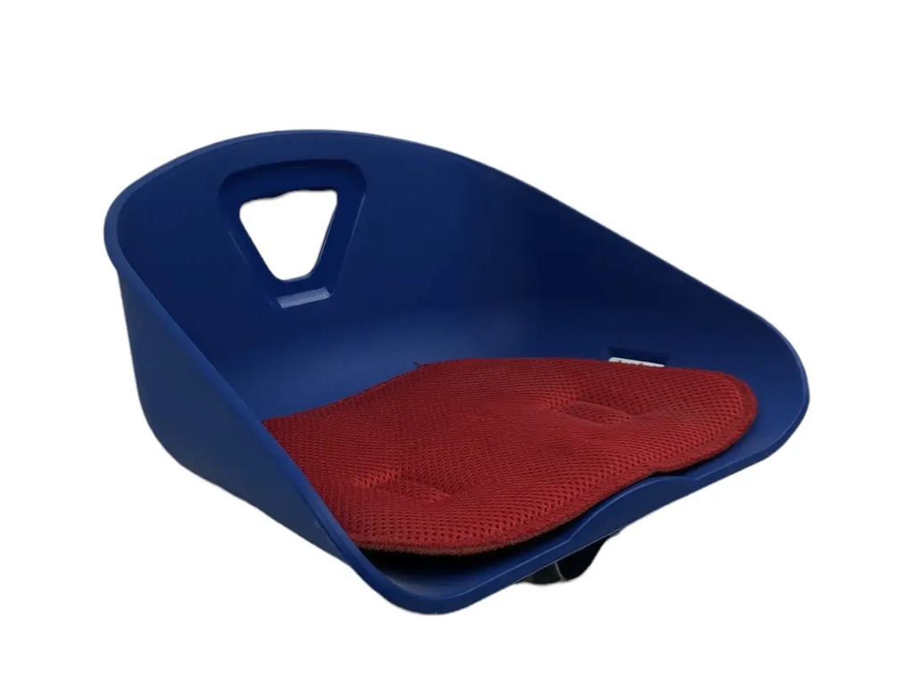 Крісло дитяче, на пряму раму пластик, плоске, синє