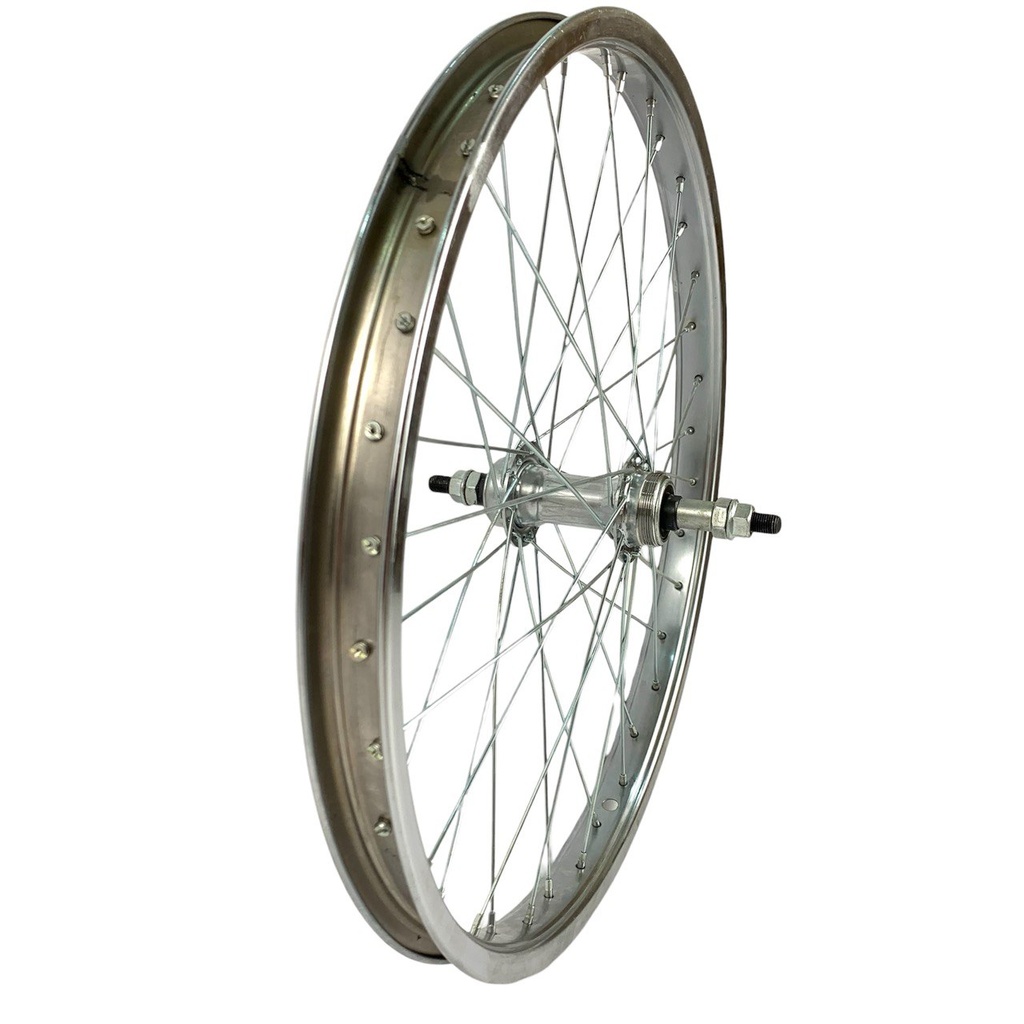 Колесо 20 заднє, обід НІКЕЛЬ, спиця 2мм, втулка МТВ