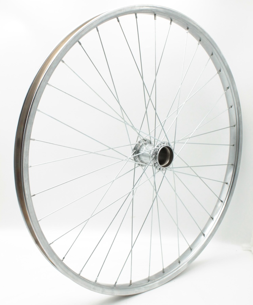 Колесо 26 заднє, обід нікель, спиця 2мм, стакан