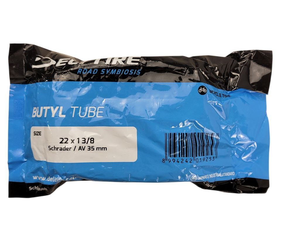 Камера 22-1.3/8 (37-489/501) DELI TIRE  AV 35 mm вузька